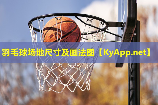 羽毛球场地尺寸及画法图
